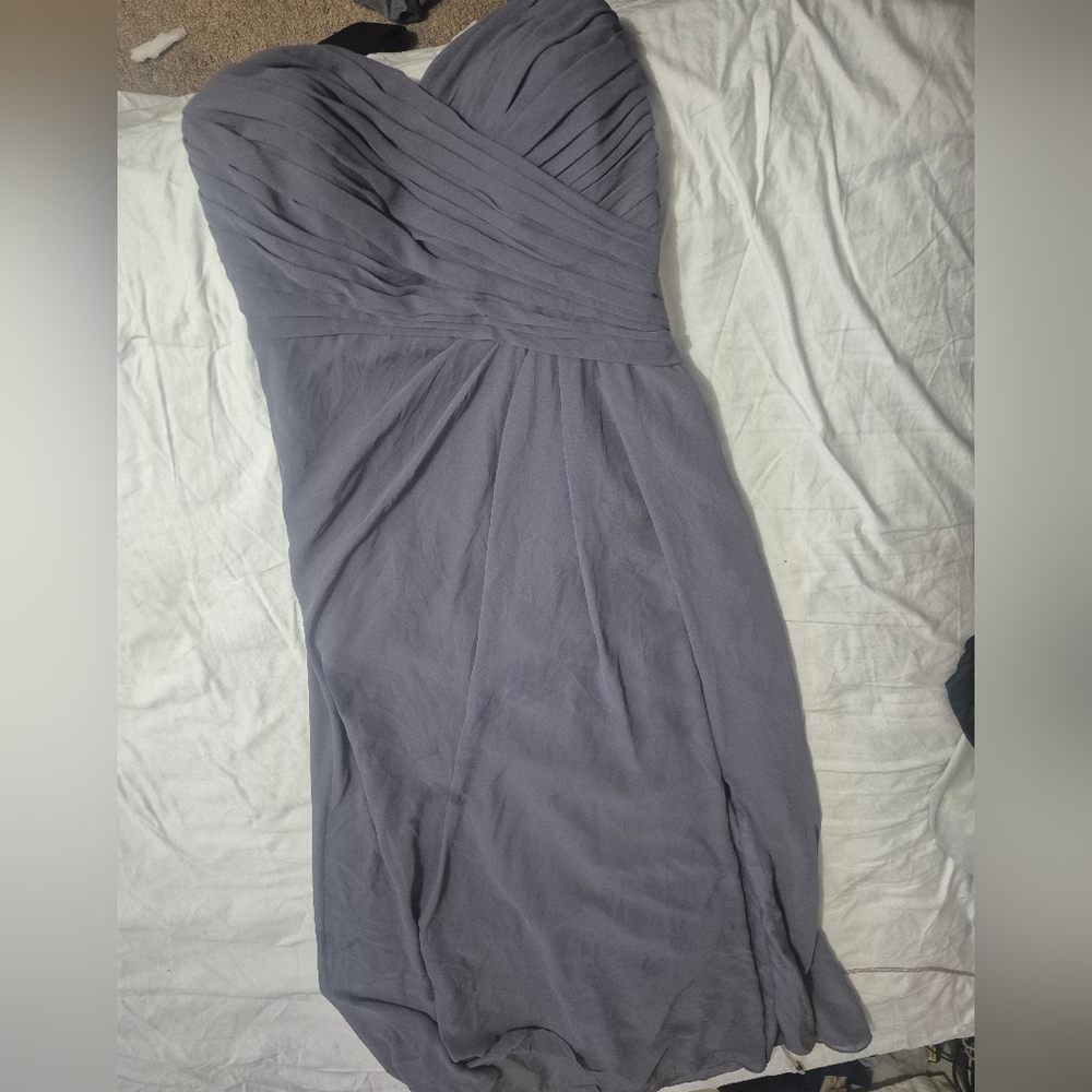 Billabong Gray Strapless Maxi Dress